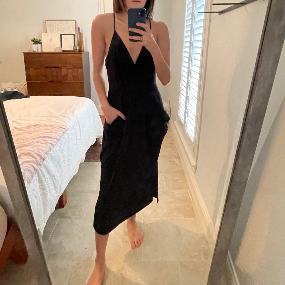 BCBGeneration Black Midi Dress